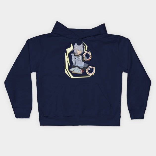 Xenoblade 3: Mio Kids Hoodie by wisdomeel